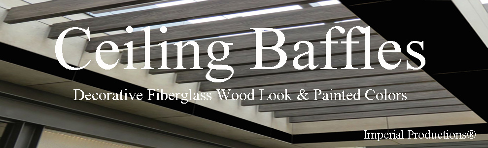 ceiling baffles for office, hotel, commerical spaces