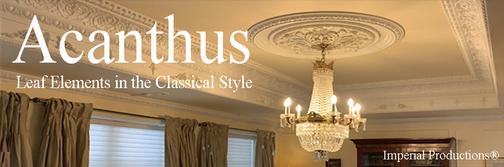 Acanthus leaf style medallions