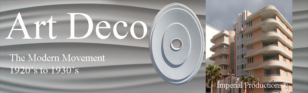 Collection of Art Deco Revival medallions