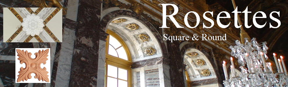 Rosettes for walls and ceilings