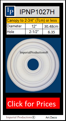 IPNP1027H medallion 12" diameter