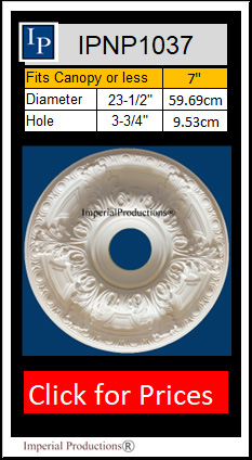 IPNP1037 ceiling medallion 23-1/2 inches