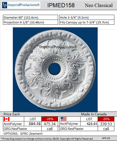IPMED158 Diameter 60" 