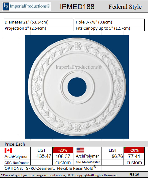 IPMED188 Federal Medallion