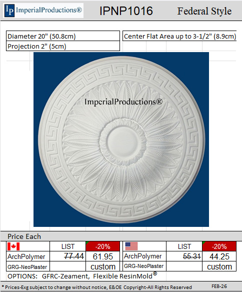 IPNP1016 Federal Medallion