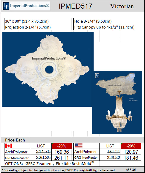 IPMED517 Victorian Medallion