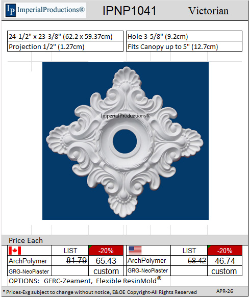IPNP1041 Victorian Medallion
