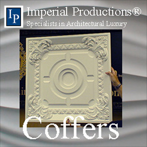 Coffered panels for ceilings
