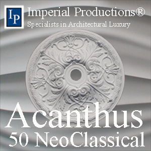 Acanthus NeoClassical Ceiling Medallions