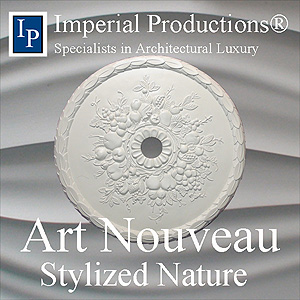 Art Nouveau Ceiling Medallion Collection