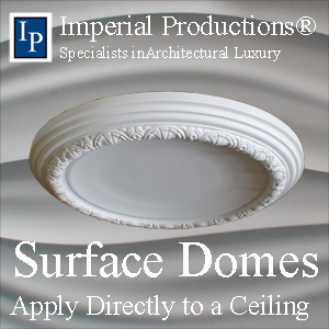 Surface Domes - install to a flat ceiling