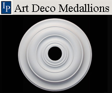Collection of Art Deco Ceiling Medallions